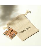 Collier Alba Labradorite en laiton doré