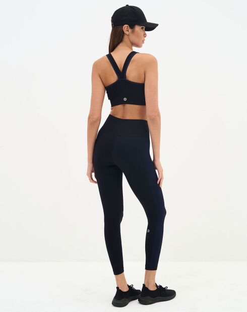 Brassière Malte noir/bleu