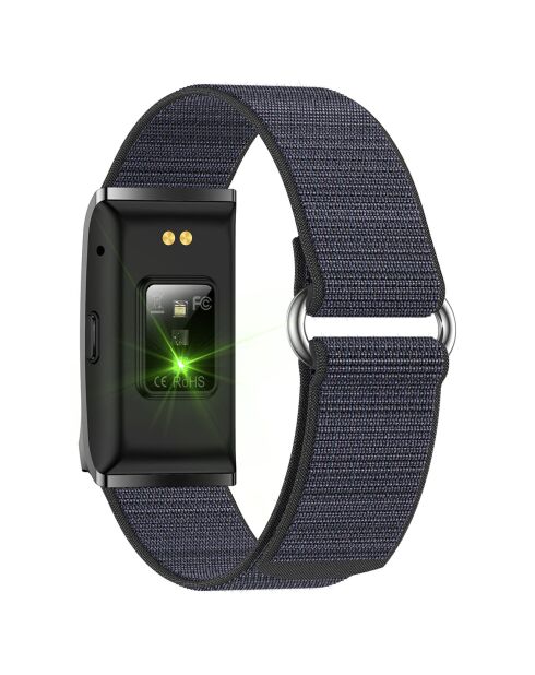 Ein schwarzes, verbundenes Armband