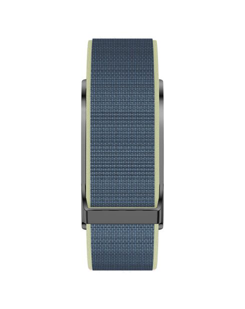 Ein blaues, verbundenes Armband