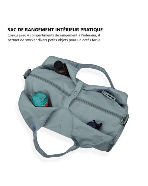 Sac de sport bleu - 20x12x3 cm