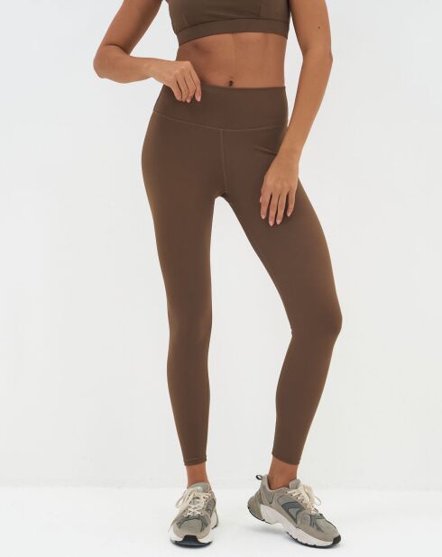 Legging Geneva marron