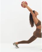 Legging Geneva marron