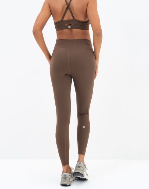 Legging Geneva marron