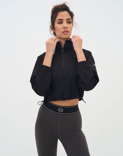 Veste Crop Training noire