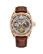 Montre Homme en Cuir Vanguard 1019 Automatique brun cuir