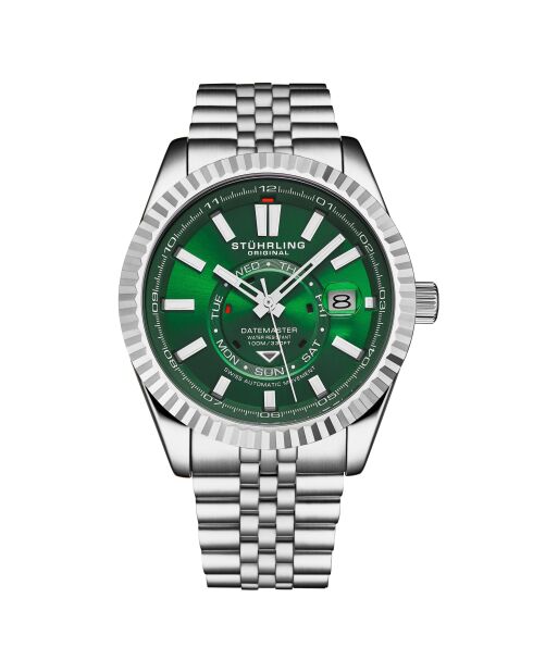 Montre Homme en Acier Datemaster Automatique argentée