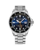 Montre Homme en Acier Montre de plongée à quartz suisse Depthmaster Heritage argentée