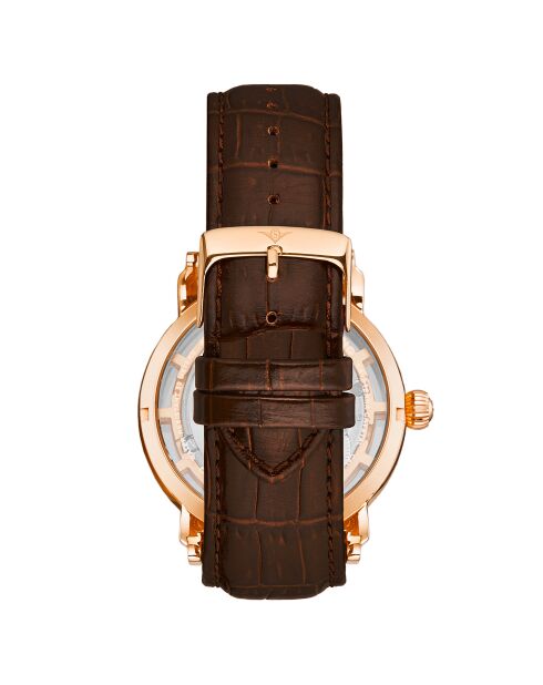 Montre Homme en Cuir Anatol 371 Automatique brune