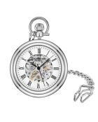 Montre à gousset Homme Vintage 6053 remontage manuel argentée