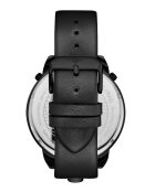 Montre Homme en Cuir TerraTime Quartz noire