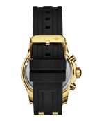 Montre, Chronographe Regal Quartz 44mm Noir Silicone Bracelet