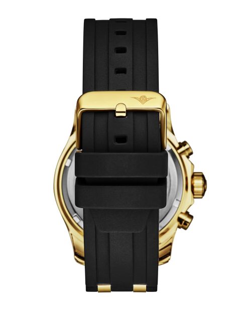 Montre Homme en Silicone Regal Quartz Chronographe noire