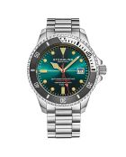 Montre Homme en Acier Montre de plongée à quartz suisse Depthmaster Heritage argentée