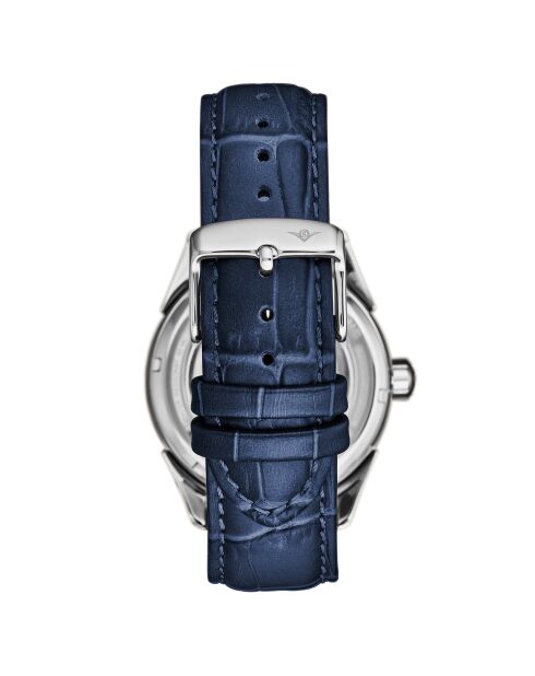 Montre Homme en Cuir Vanguard 1019 Automatique bleue