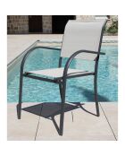 Ensemble de repas Honfleur Table + 6 fauteuils lin