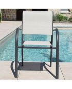 Ensemble de repas Honfleur XL Table + 8 fauteuils lin
