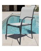 Ensemble de repas Honfleur XL Table + 8 fauteuils lin