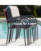 Ensemble de repas Honfleur XL Table + 8 fauteuils vert sauge