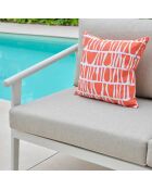 Salon de jardin Fontana  4 places blanc
