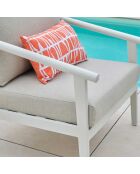 Salon de jardin Fontana  4 places blanc