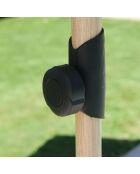 Parasol droit Rubis vert sauge - D.2.4m