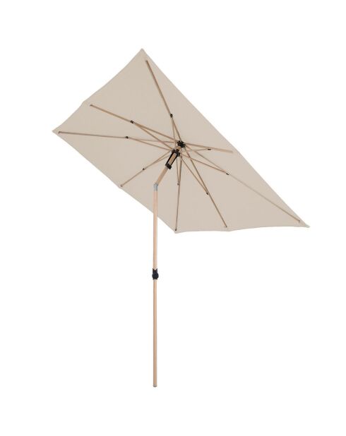 Parasol droit Rubis lin - D.2.4m