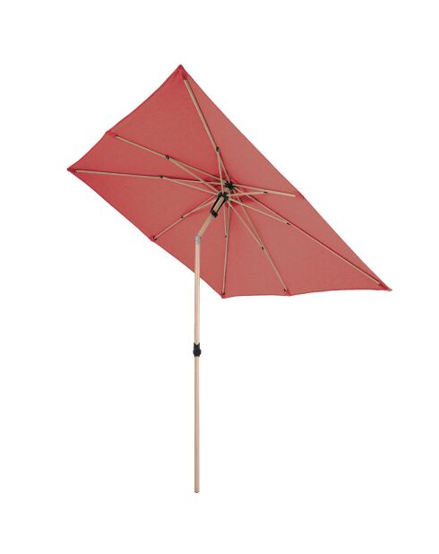 Parasol droit Rubis terracotta - D.2.4m