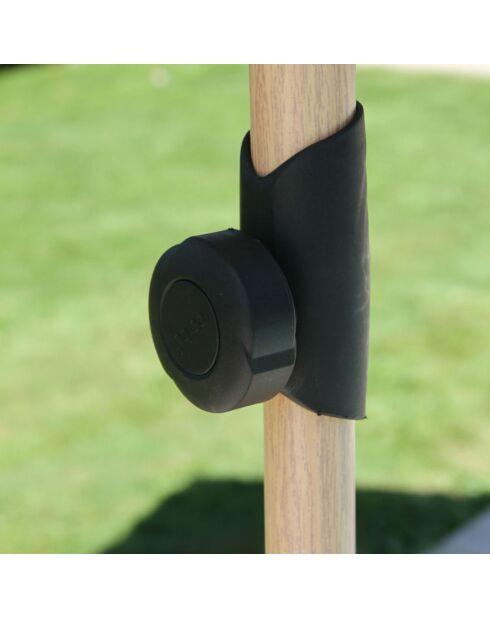 Parasol droit Rubis terracotta - D.2.4m