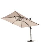 Parasol déporté Saphir lin - 4x3m
