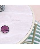 Salon de jardin Antibes 4 places blanc