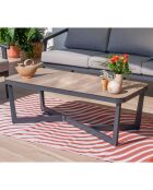 Salon de jardin Fontana 5 places gris