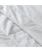 Couette tempérée antibactérienne blanche