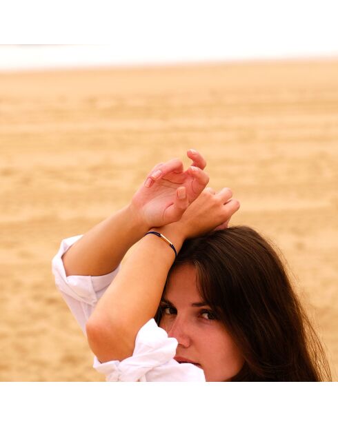 Marineblauwe vergulde armband van Heur