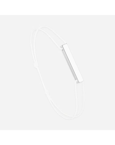 Bracelet Piste en plaqué Argent blanc