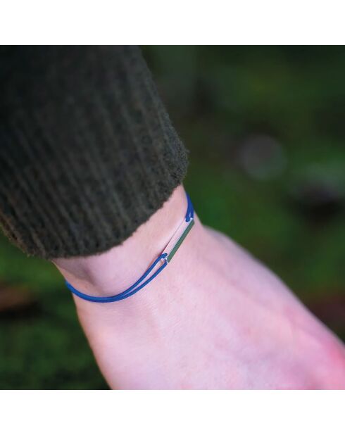 Koningsblauwe verzilverde Tour-armband