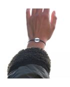 Bracelet Lagos en plaqué Argent bleu marine
