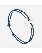 Bracelet Lagos en plaqué Argent bleu marine