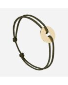 Bracelet Sauve en plaqué Or kaki