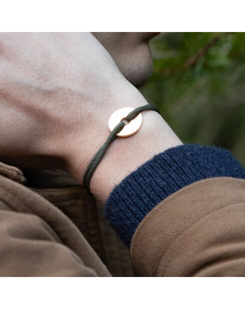 Pulsera Estacade chapada en oro negro