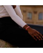 Bracelet Ardeur en plaqué Argent orange