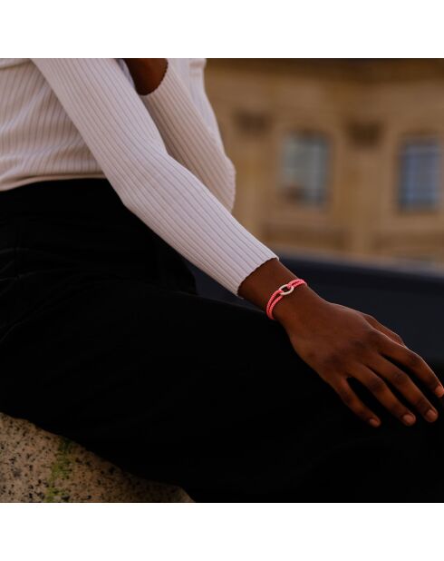 Bracelet Ardeur en plaqué Argent orange
