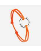 Bracelet Ardeur en plaqué Argent orange