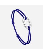 Bracelet Orvieto en plaqué Argent bleu roi