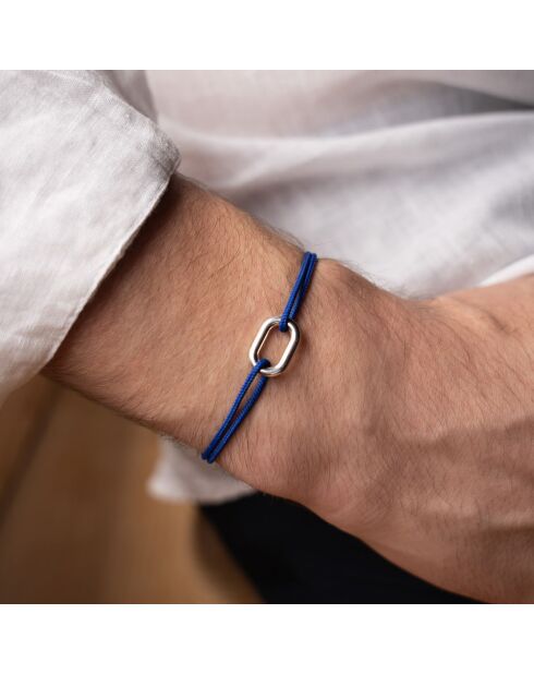 Orvieto verzilverde koningsblauwe armband