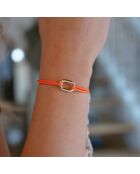 Bracelet Amalfi en plaqué Or orange fluo
