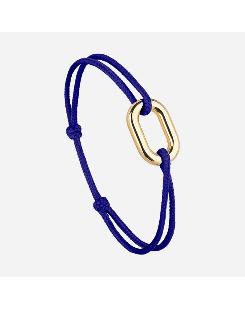 Bracelet Aosta en plaqué Or bleu roi