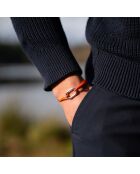 Bracelet Guindant en plaqué Argent orange