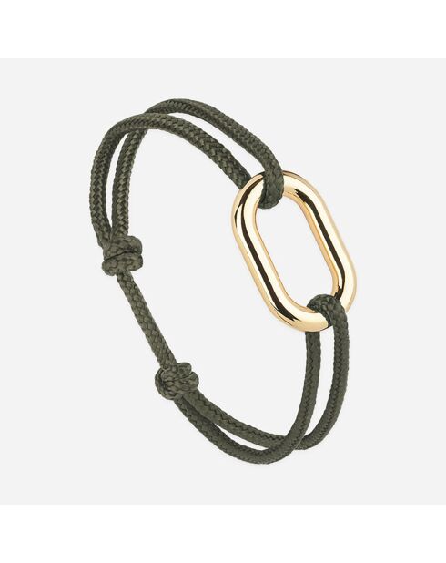 Bracelet Tuileries en plaqué Or kaki