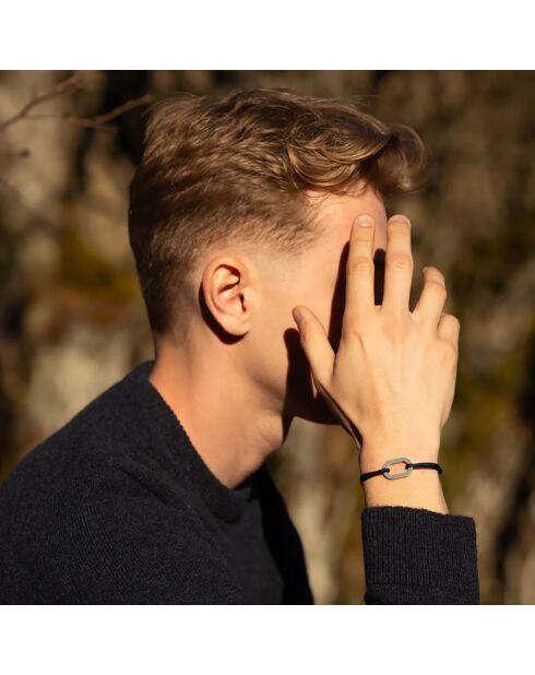 Bracciale Quay argentato blu/bianco